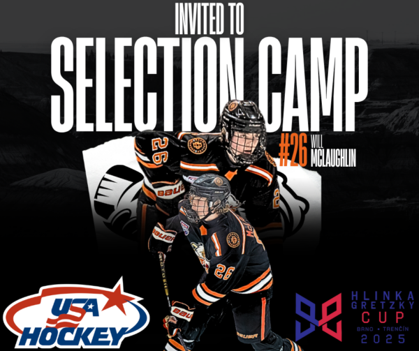MCLAUGHLIN INVITED TO USA HOCKEY U18 CAMP