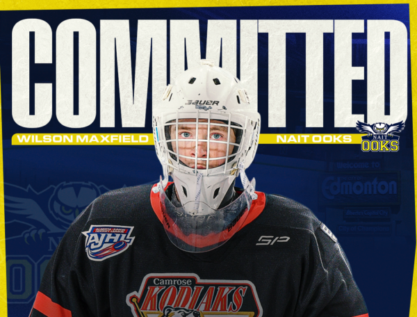 MAXFIELD COMMITS TO NAIT OOKS