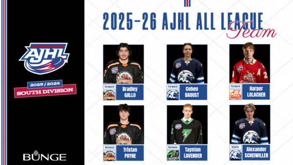 AJHL ANNOUNCES 2025-26 ALL-LEAGUE TEAMS