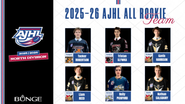 AJHL NAMES 2025-26 BUNGE AJHL ALL-ROOKIE TEAMS