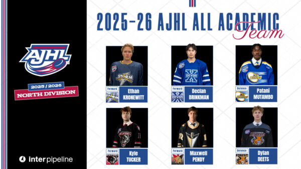 AJHL NAMES 2025-26 INTER PIPELINE ALL-ACADEMIC TEAM