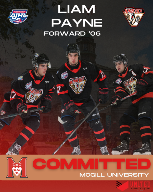 PAYNE COMMITS TO McGILL UNIVERSITY