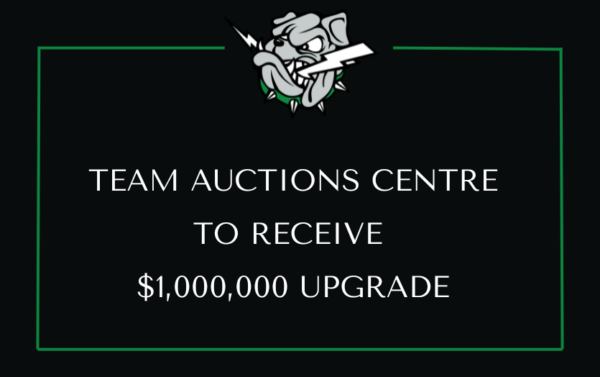 $1M UPGRADE FOR TEAM AUCTION CENTRE